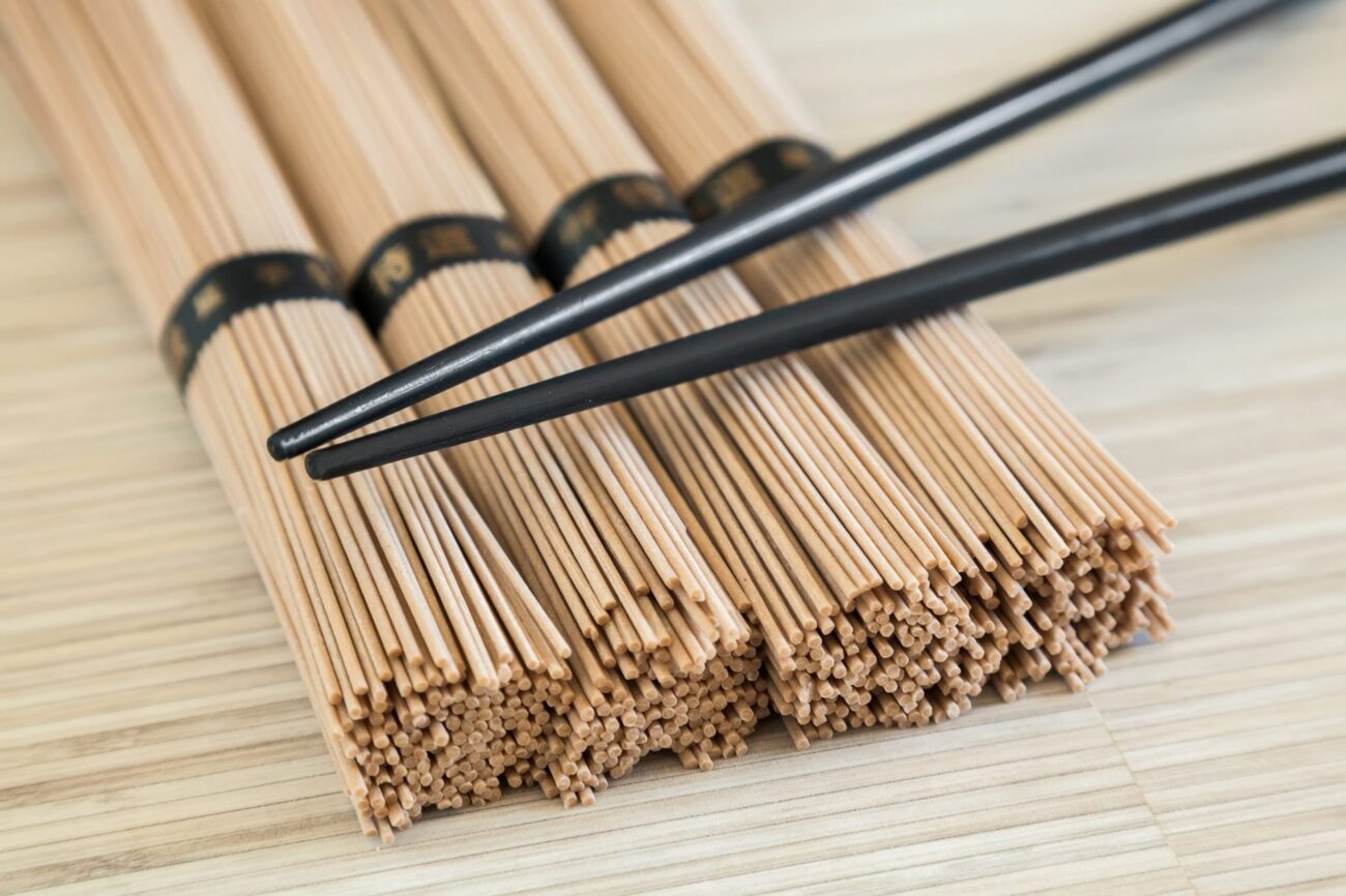 Soba noodles are beloved in Japan.