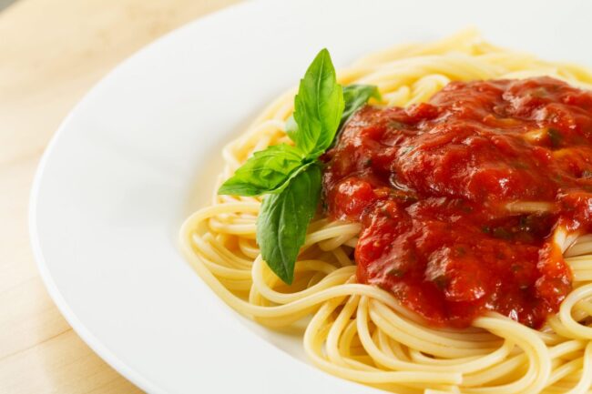 plate-basil-cherry-gourmet-menu The Surprisingly Recent Origins of Bolognese Sauce