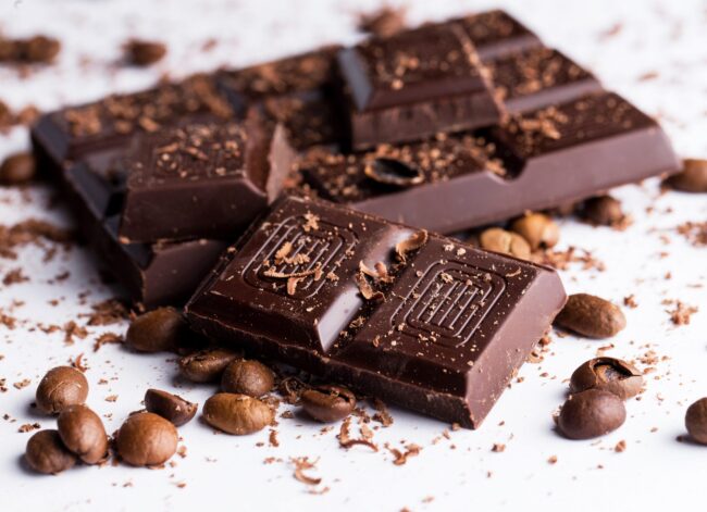 Photo of dark chocolate illustrates blog: "4 Human Foods You Shouldn’t Feed Your Dog"