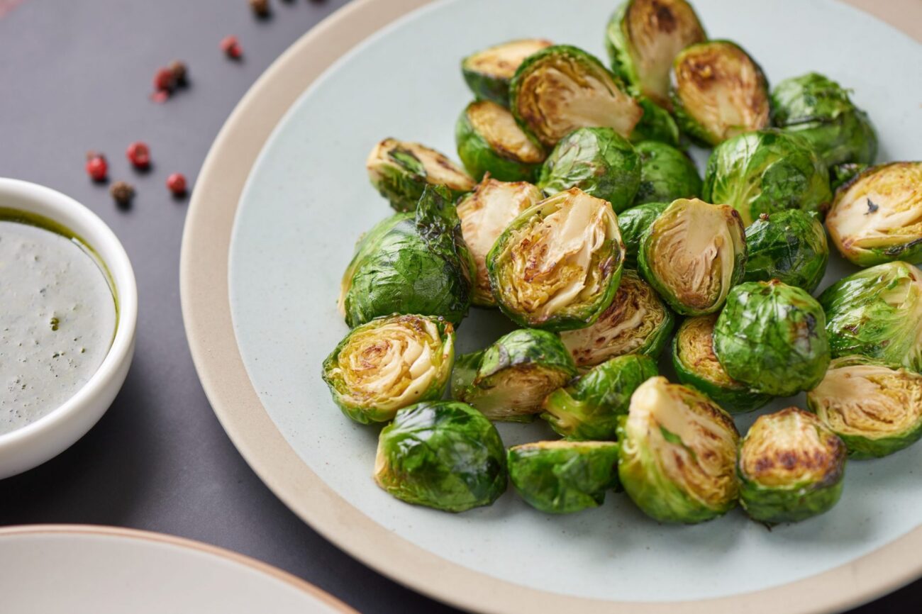 Photo of sliced Brussels sprouts illustrates blog: "Where Do Brussels Sprouts Come From? "