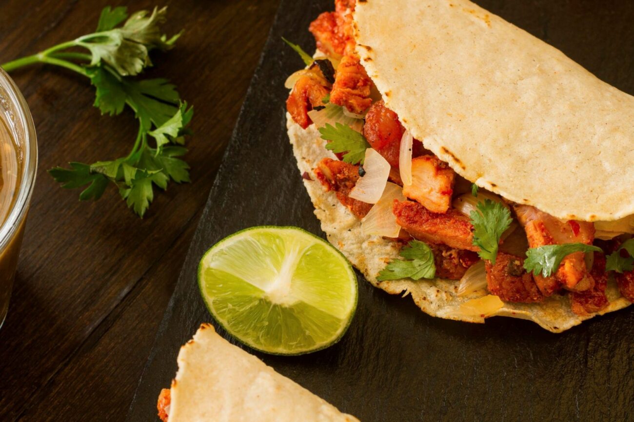 Photo of carnitas taco illustrates blog: "How Are Carnitas Made?"