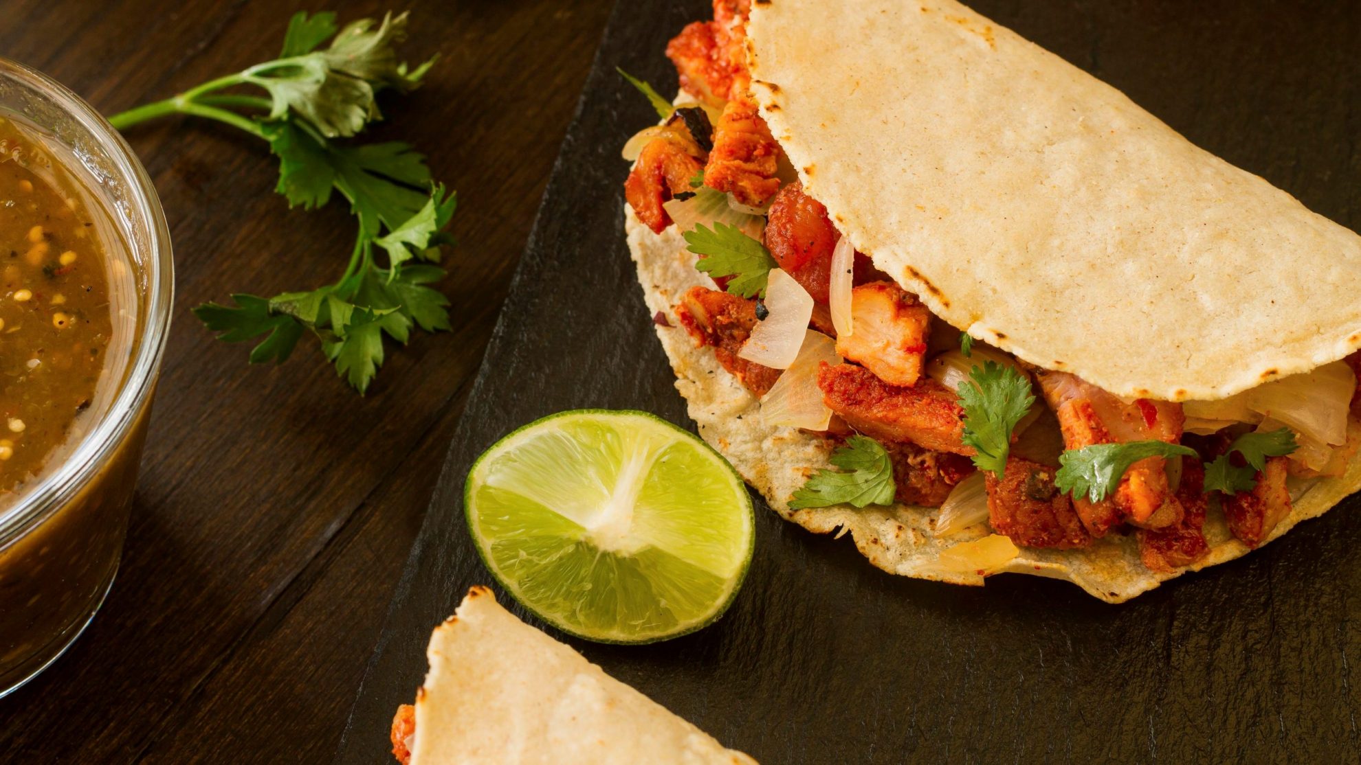 Photo of carnitas taco illustrates blog: "How Are Carnitas Made?"