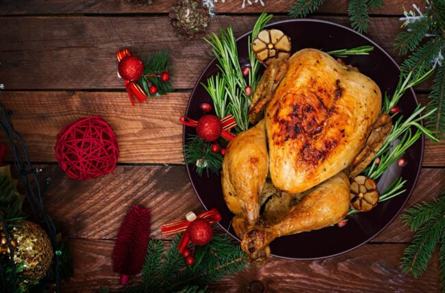 Photo of roasted chicken illustrates blog: "Turkey vs Chicken: Which One Is Best?"