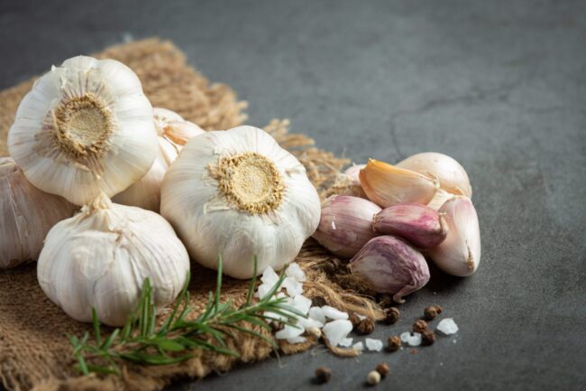 Photo of fresh garlic illustrates blog: "Is Garlic Good for Your Heart?"