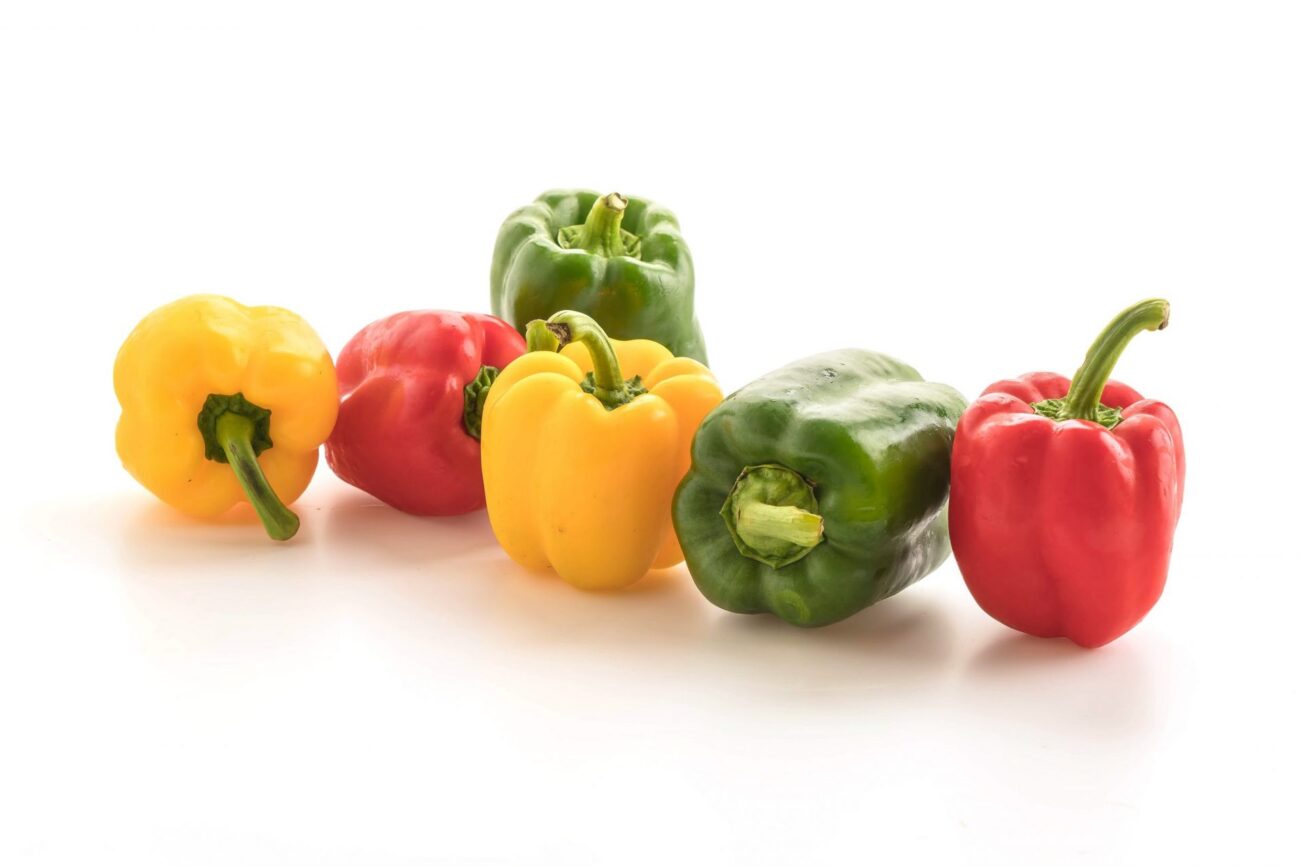 Photo of bell peppers illustrates blog: "Are Bell Peppers Nightshades?"
