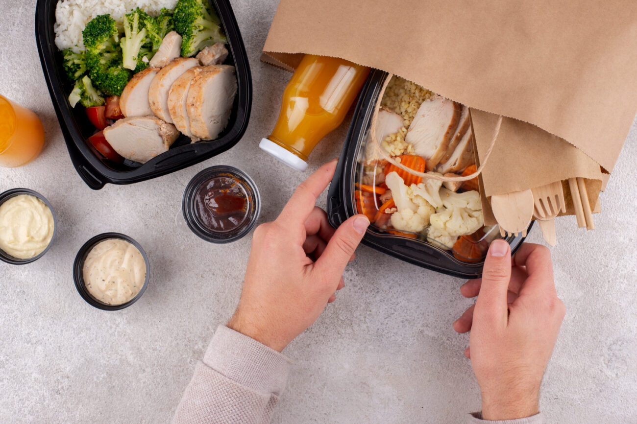 Healthy meal prep containers ideal for busy professionals