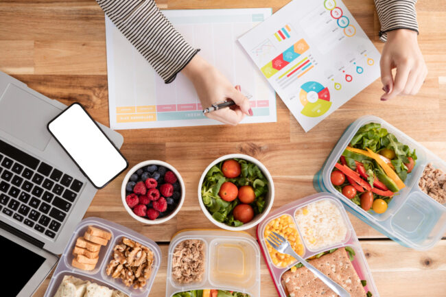 Healthy catered office meals improving morale and productivity