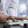hef preparing allergen-friendly corporate catering dishes in a professional kitchen