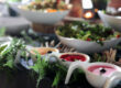 healthy holiday office catering menu with seasonal dishes