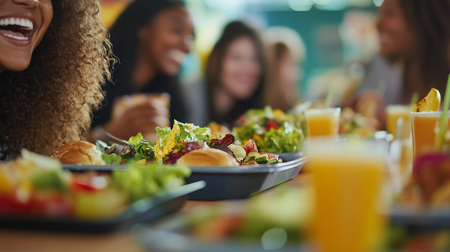 corporate meal program supporting employee wellness in an office break room