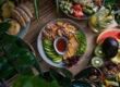 healthy meeting catering with light, energizing foods