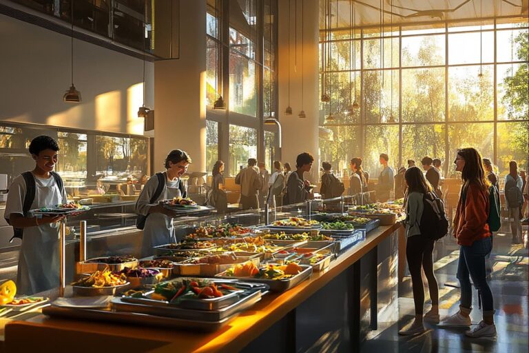 corporate catering California professional buffet service setup