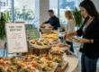 Employee wellness catering with fresh meals in an office program
