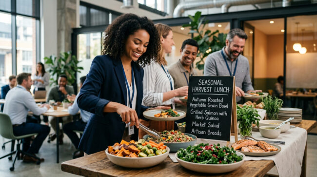 How Seasonal Corporate Catering Menus Keep Employees Engaged Year-Round with focus on seasonal corporate catering menus